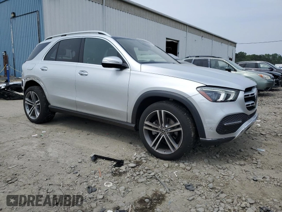 2020 Mercedes-Benz GLE 350 with VIN 4JGFB4KB0LA199507, listed as a Copart auction lot 60593545 with 39,483 mi miles and Salvage title. Bid and sale history available at DreamBid. Image 4.