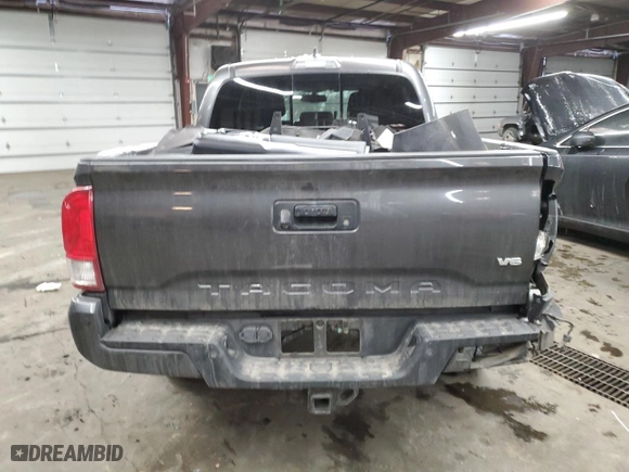 2017 Toyota Tacoma SR5 with VIN 3TMCZ5AN1HM071372, listed as a Copart auction lot 43270045 with 56,035 mi miles and Salvage Title. Bid and sale history available at carsss.com. Image 6.