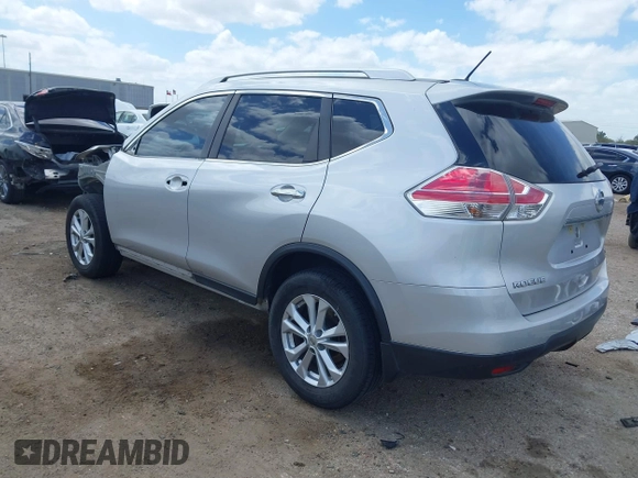 2016 Nissan Rogue S with VIN KNMAT2MT7GP595135, listed as a IAAI auction lot 41807286 with 103,576 mi miles and . Bid and sale history available at DreamBid. Image 3.