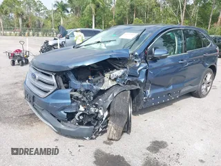 2018 Ford Edge Titanium with VIN 2FMPK4K82JBB35110, listed as a IAAI auction lot 41727507 with 83,644 mi miles. Bid and sale history available at carsss.com. Image 2.