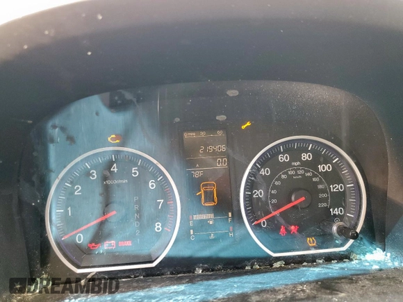 2008 Honda CR-V EX z VIN 3CZRE38518G705840, wystawiony jako Copart lot #58475615 z przebiegiem 219 406 mil mil oraz Szkoda całkowita • Salvage title. Historia ofert i sprzedaży dostępna na DreamBid. Obrazek 9.