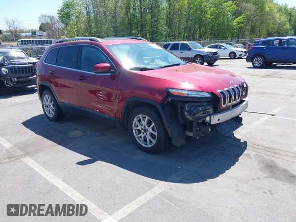 2017 Jeep Cherokee Latitude with VIN 1C4PJLCB0HW661255, listed as a IAAI auction lot 41994925 with 150,655 mi miles and . Bid and sale history available at carsss.com. Image 1.