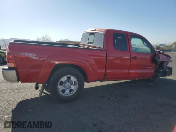 2008 Toyota Tacoma PreRunner with VIN 5TETU62N18Z500077, listed as a Copart auction lot 80843554 with 154,902 mi miles and Salvage Title. Bid and sale history available at carsss.com. Image 3.