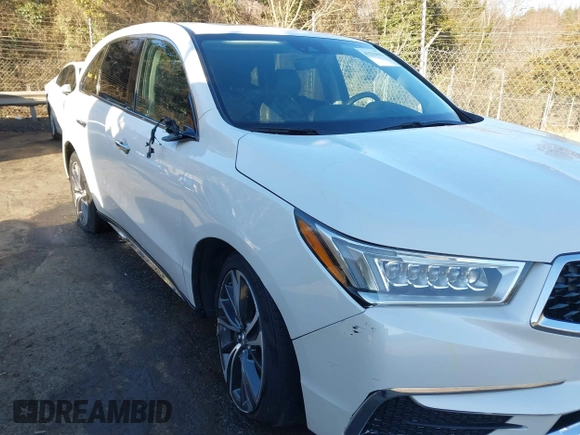 2020 Acura MDX w/Technology Pkg with VIN 5J8YD3H58LL003158, listed as a IAAI auction lot 41532982 with 125,585 mi miles. Bid and sale history available at carsss.com. Image 6.