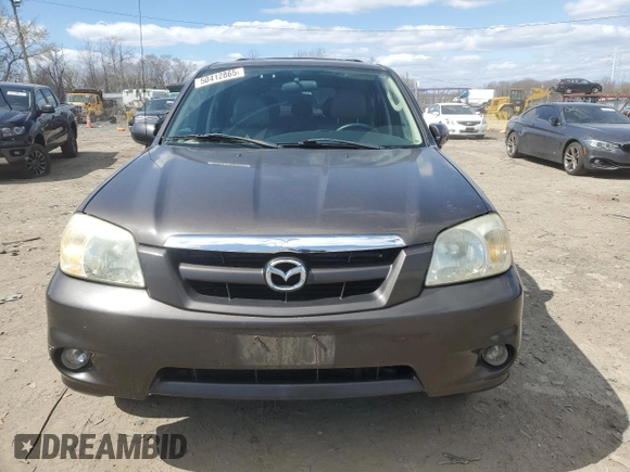 2006 Mazda Tribute i with VIN 4F2YZ92Z76KM26192, listed as a Copart auction lot 50412865 with 152,851 mi miles and Salvage Title. Bid and sale history available at carsss.com. Image 5.