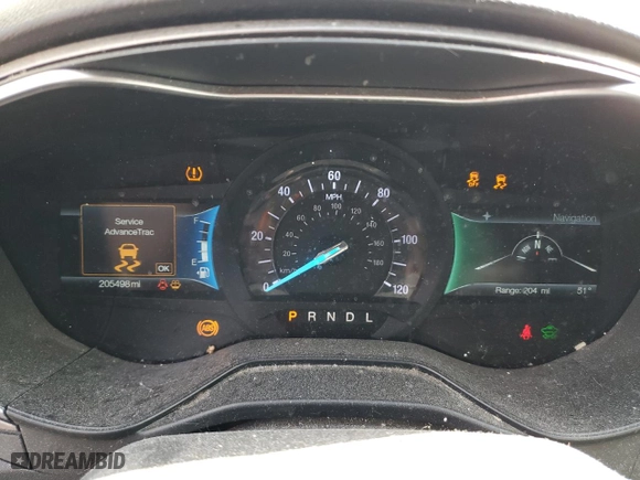 2019 Ford Fusion Hybrid SEL with VIN 3FA6P0MU6KR158371, listed as a Copart auction lot 45978435 with 205,498 mi miles and Salvage Title. Bid and sale history available at carsss.com. Image 9.