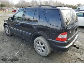 2003 Mercedes-Benz M-Class 3.7L with VIN 4JGAB57E83A432777, listed as a Copart auction lot 45981795 with 155,900 mi miles and Salvage Title. Bid and sale history available at carsss.com. Image 2.