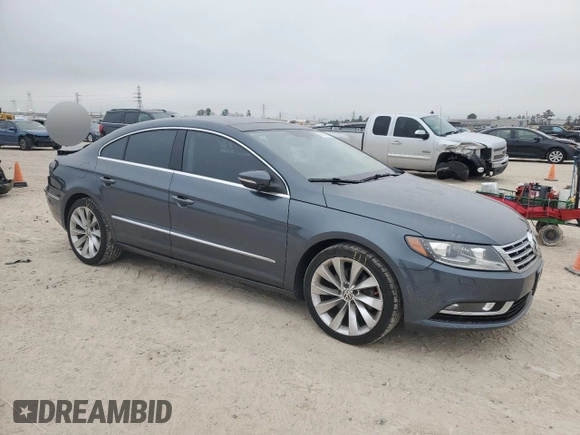 2013 Volkswagen CC VR6 Lux with VIN WVWHU7AN9DE508793, listed as a Copart auction lot 45765715 with 165,897 mi miles and Salvage Title. Bid and sale history available at carsss.com. Image 4.