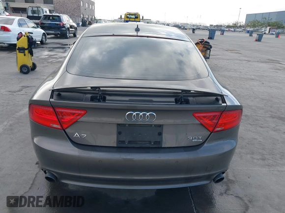 2012 Audi A7 Premium Plus with VIN WAUYGAFC3CN130168, listed as a IAAI auction lot 41647698 with 118,295 mi miles and . Bid and sale history available at DreamBid. Image 16.