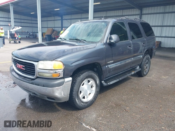 2005 GMC Yukon SLT z VIN 1GKEK13T75J214291, wystawiony jako IAAI lot #42308154 z przebiegiem 286 500 mil mil oraz . Historia ofert i sprzedaży dostępna na DreamBid. Obrazek 2.