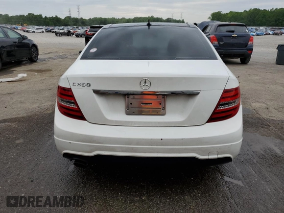 2013 Mercedes-Benz C 250 Sport with VIN WDDGF4HB2DR278397, listed as a Copart auction lot 52395335 with 116,110 mi miles and Salvage Title. Bid and sale history available at DreamBid. Image 6.