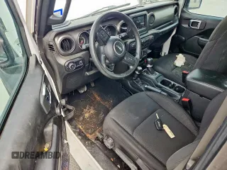 2023 Jeep Wrangler Sport with VIN 1C4HJXAG4PW667732, listed as a Copart auction lot 61261215 with 48,089 mi miles and Salvage title. Bid and sale history available at DreamBid. Image 8.