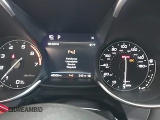 2019 Alfa Romeo Giulia Ti Sport with VIN ZARFAMBN1K7599269, listed as a IAAI auction lot 42271523 with 46,556 mi miles and . Bid and sale history available at DreamBid. Image 7.