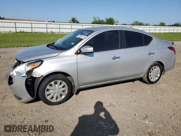 2015 Nissan Versa SV with VIN 3N1CN7AP4FL850523, listed as a Copart auction lot 52056215 with 130,538 mi miles and Salvage Title. Bid and sale history available at carsss.com. Image 1.