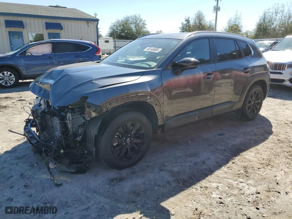 2024 Mazda CX-50 2.5 S Premium Package with VIN 7MMVABDMXRN177392, listed as a Copart auction lot 46146005 with 21,423 mi miles and Salvage Title. Bid and sale history available at carsss.com. Image 1.