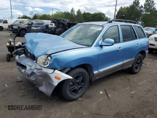 2003 Hyundai Santa Fe LX with VIN KM8SC73EX3U495459, listed as a Copart auction lot 68566604 with 155,841 mi miles and Salvage Title. Bid and sale history available at carsss.com. Image 1.