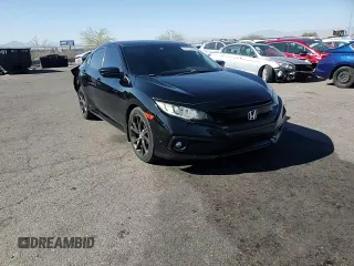 2019 Honda Civic Sport with VIN 19XFC2F83KE203341, listed as a Copart auction lot 52911825 with 120,011 mi miles and Salvage title. Bid and sale history available at DreamBid. Image 11.