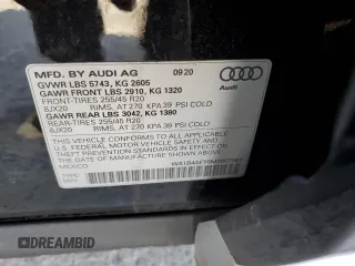 2021 Audi SQ5 Premium Plus with VIN WA1B4AFY6M2007961, listed as a Copart auction lot 64524764 with 23,822 mi miles and Salvage Title. Bid and sale history available at DreamBid. Image 13.