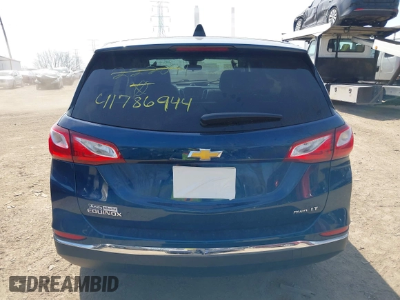 2020 Chevrolet Equinox LT with VIN 2GNAXUEVXL6222091, listed as a IAAI auction lot 41786944 with 43,610 mi miles and . Bid and sale history available at DreamBid. Image 16.