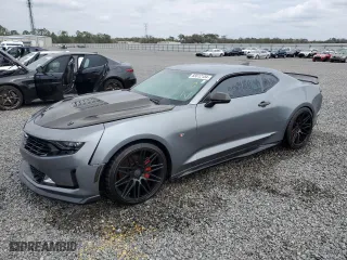 2019 Chevrolet Camaro 1LT with VIN 1G1FB1RSXK0115361, listed as a Copart auction lot 85612154 with 26,810 mi miles and Salvage Title. Bid and sale history available at carsss.com. Image 1.