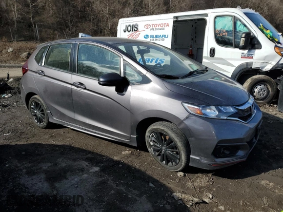 2018 Honda Fit Sport with VIN 3HGGK5H63JM727275, listed as a Copart auction lot 47428985 with 77,746 mi miles and Salvage Title. Bid and sale history available at carsss.com. Image 4.