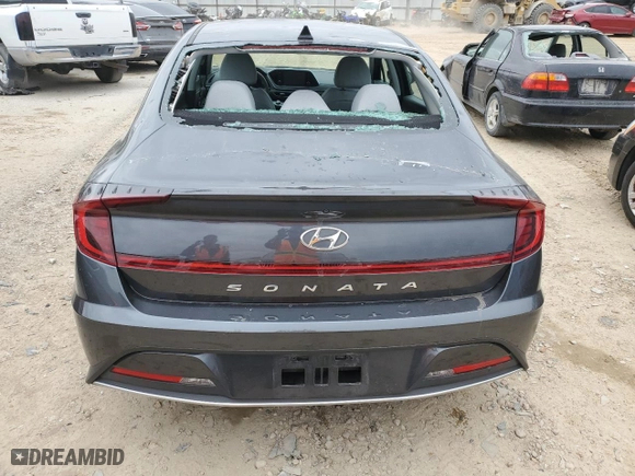 2022 Hyundai Sonata SE with VIN 5NPEG4JA0NH144982, listed as a Copart auction lot 48109664 with 27,634 mi miles and Non Repairable. Bid and sale history available at carsss.com. Image 6.
