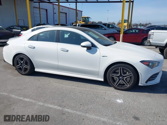 2021 Mercedes-Benz CLA with VIN W1K5J5BB6MN234740, listed as a IAAI auction lot 41835551 with 27,638 mi miles. Bid and sale history available at carsss.com. Image 14.