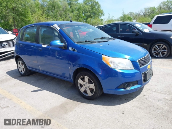 2009 Chevrolet Aveo 1LT with VIN KL1TD66E09B623036, listed as a IAAI auction lot 42099376 with 140,318 mi miles and . Bid and sale history available at DreamBid. Image 1.