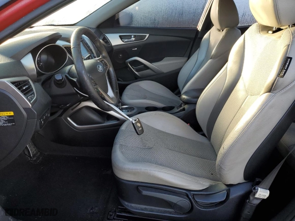 2012 Hyundai Veloster w/Black Int with VIN KMHTC6AD3CU071629, listed as a Copart auction lot 50325325 with 64,351 mi miles and Salvage Title. Bid and sale history available at carsss.com. Image 7.