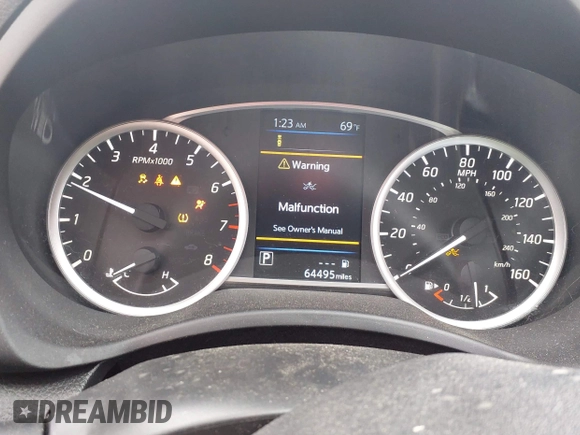 2019 Nissan Sentra SV z VIN 3N1AB7AP5KY453853, wystawiony jako IAAI lot #42187825 z przebiegiem 64 495 mil mil oraz . Historia ofert i sprzedaży dostępna na DreamBid. Obrazek 7.