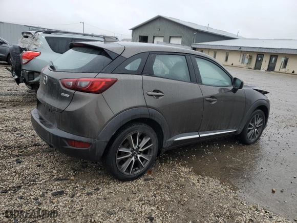 2017 Mazda CX-3 Grand Touring with VIN JM1DKFD77H0144579, listed as a Copart auction lot 43423555 with 0 mi miles and Clean Title. Bid and sale history available at carsss.com. Image 3.