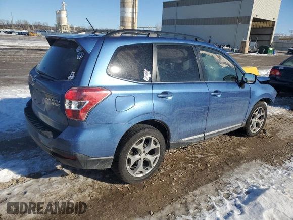 2015 Subaru Forester Touring with VIN JF2SJAWC9FH465448, listed as a Copart auction lot 88586465 with 142,718 mi miles and Salvage Title. Bid and sale history available at DreamBid. Image 3.