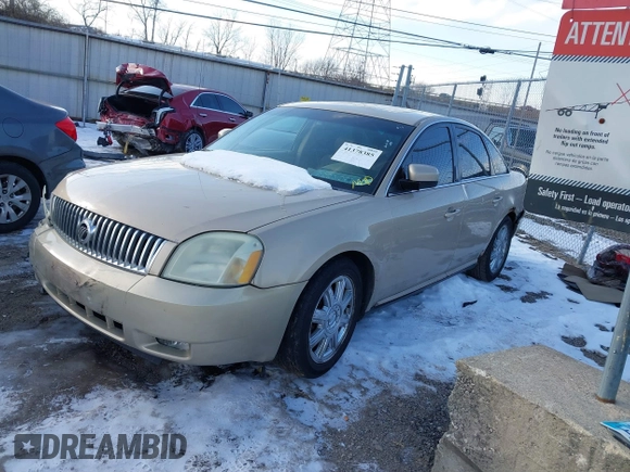 2007 Mercury Montego Premier with VIN 1MEHM42137G605036, listed as a IAAI auction lot 41378385 with Not Provided miles and . Bid and sale history available at DreamBid. Image 2.