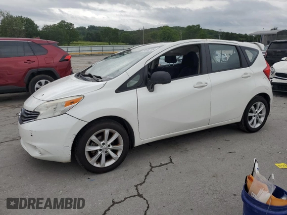 2015 Nissan Note SV with VIN 3N1CE2CP4FL386665, listed as a Copart auction lot 58596785 with 141,244 mi miles and Salvage title. Bid and sale history available at DreamBid. Image 1.