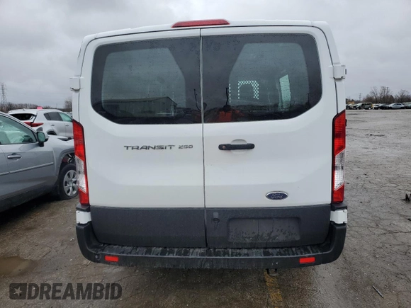 2023 Ford Transit Cargo with VIN 1FTBR1Y89PKA52062, listed as a Copart auction lot 47646225 with 40,785 mi miles and Clean Title. Bid and sale history available at DreamBid. Image 6.