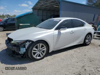 2021 Lexus IS with VIN JTHAA1D21M5114728, listed as a Copart auction lot 50702935 with 9,696 mi miles and Salvage Title. Bid and sale history available at carsss.com. Image 1.