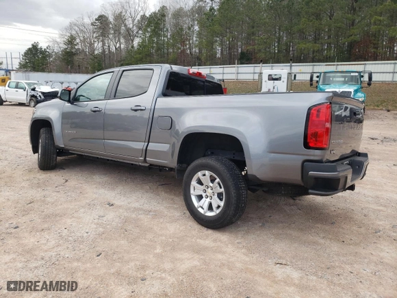 2021 Chevrolet Colorado 2WD LT with VIN 1GCGSCEN1M1147815, listed as a Copart auction lot 49867215 with 30,609 mi miles and Salvage Title. Bid and sale history available at carsss.com. Image 2.