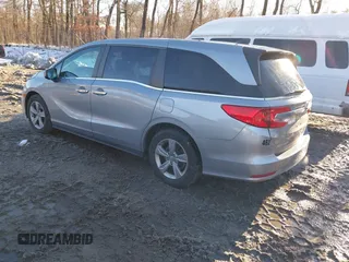 2019 Honda Odyssey EX with VIN 5FNRL6H50KB074265, listed as a IAAI auction lot 40964685 with 74,719 mi miles and . Bid and sale history available at DreamBid. Image 3.