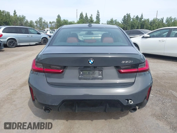 2024 BMW 3 Series 330i with VIN 3MW69FF04R8E27076, listed as a IAAI auction lot 41669381 with 12,057 mi miles. Bid and sale history available at carsss.com. Image 16.