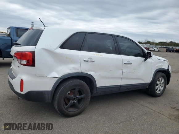 2014 Kia Sorento LX with VIN 5XYKT3A66EG543360, listed as a Copart auction lot 53650595 with 133,330 mi miles and Salvage Title. Bid and sale history available at carsss.com. Image 3.