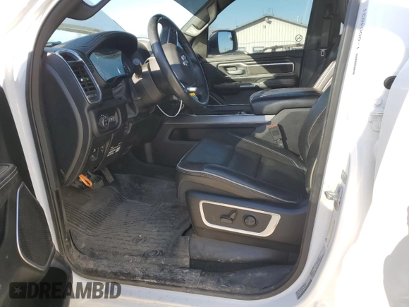 2023 Ram 1500 Laramie with VIN 1C6SRFJT3PN512320, listed as a Copart auction lot 48335525 with 24,075 mi miles and Salvage title. Bid and sale history available at DreamBid. Image 7.