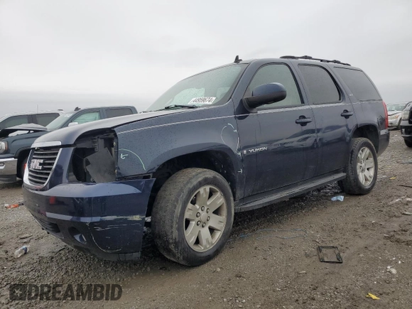 2007 GMC Yukon SLE with VIN 1GKFK13047J162650, listed as a Copart auction lot 44959674 with 167,317 mi miles and Salvage Title. Bid and sale history available at carsss.com. Image 1.