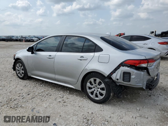 2024 Toyota Corolla LE with VIN 5YFB4MDE9RP212053, listed as a Copart auction lot 54492715 with 6,104 mi miles and Salvage title. Bid and sale history available at DreamBid. Image 2.