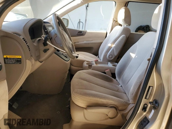 2008 Kia Sedona LX with VIN KNDMB233186195046, listed as a Copart auction lot 88663145 with 200,386 mi miles and Salvage Title. Bid and sale history available at DreamBid. Image 7.