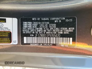 2023 Toyota 86 z VIN JF1ZNBB11P9765420, wystawiony jako Copart lot #48725015 z przebiegiem 12 979 mil mil oraz Szkoda całkowita • Salvage title. Historia ofert i sprzedaży dostępna na DreamBid. Obrazek 12.