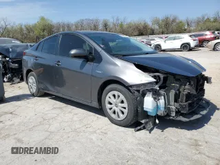 2019 Toyota Prius L Eco with VIN JTDKARFU0K3074279, listed as a Copart auction lot 50806805 with 55,496 mi miles and Salvage Title. Bid and sale history available at carsss.com. Image 4.
