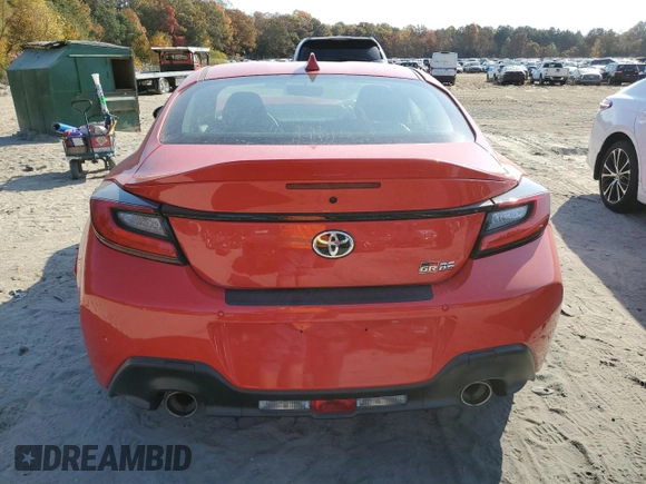 2023 Toyota GR86 Premium with VIN JF1ZNBF19P8758490, listed as a Copart auction lot 77269714 with 2,195 mi miles and Salvage Title. Bid and sale history available at carsss.com. Image 6.