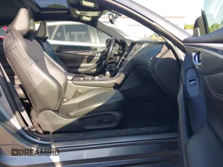 2018 Infiniti Q60 Luxe with VIN JN1CV7EK5JM200189, listed as a IAAI auction lot 41984637 with 77,315 mi miles and . Bid and sale history available at carsss.com. Image 5.