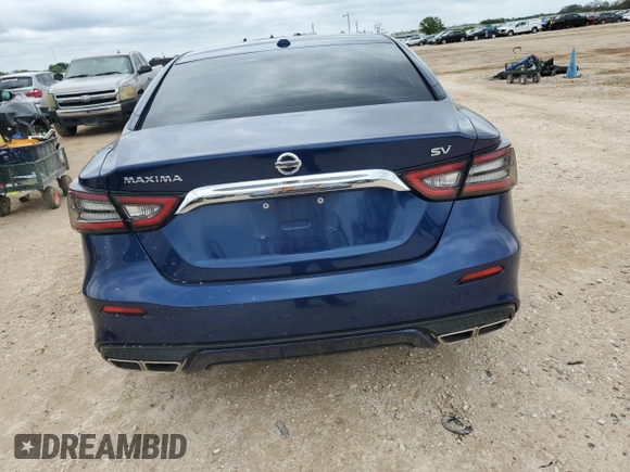 2020 Nissan Maxima SV with VIN 1N4AA6CV5LC360840, listed as a Copart auction lot 53828655 with 48,667 mi miles and Clean Title. Bid and sale history available at carsss.com. Image 6.