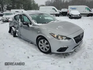 2015 Mazda 3 i SV with VIN JM1BM1T75F1247402, listed as a Copart auction lot 86841394 with 30,452 mi miles and Salvage Title. Bid and sale history available at DreamBid. Image 4.
